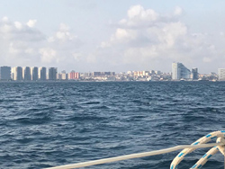 Arrivo a Istanbul, vista dal mare
